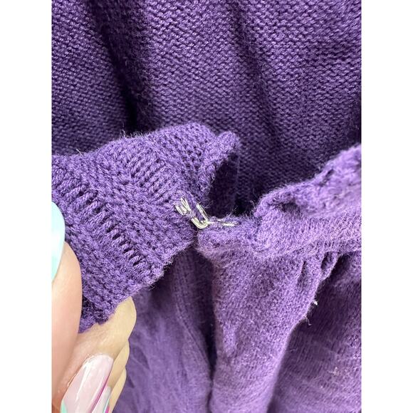 Womens Apt. 9 Cover Up Plus Size 1X Purple 3/4 Sleeve - Picture 3 of 12